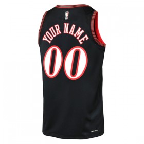 Canotte Uomo Philadelphia 76ers Personalizzate Nike 2025-26 Classic Edition Nero Swingman